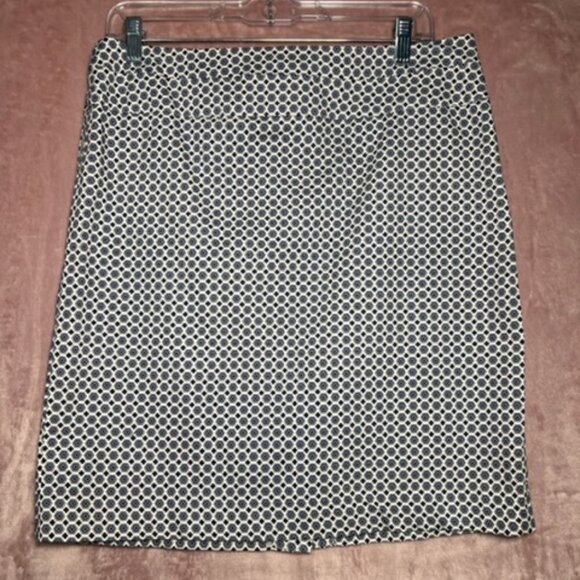 Donna Ricco Dresses & Skirts - Womens White And Blue Donna Rico Skirt Size 10